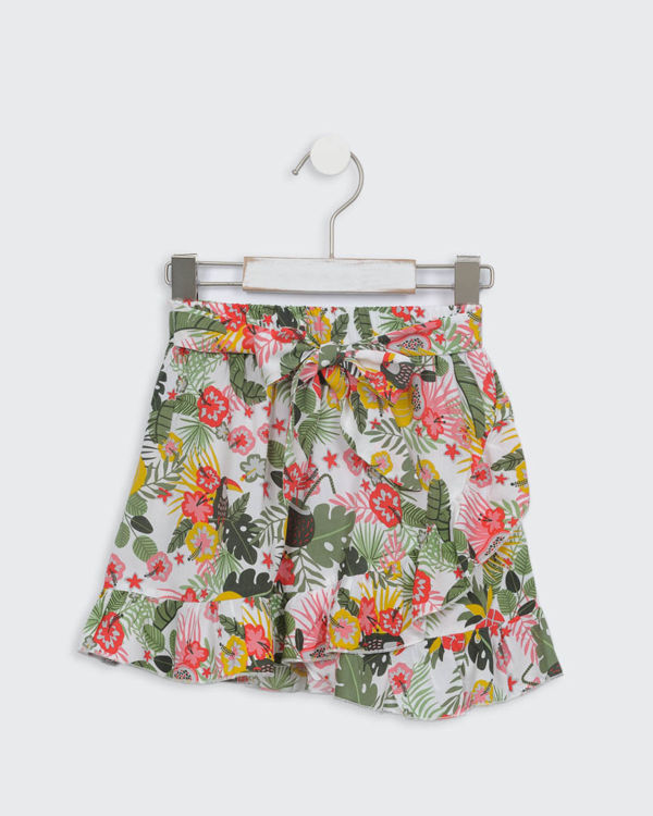 Picture of C2131 GIRLS SKIRT WITH PATTERN FRUITS AND BOW